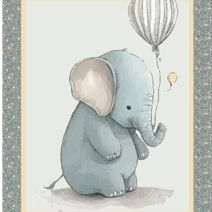 COT PANEL - ELEPHANT